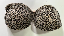 Pink Victoria's Secret Black Brown Everywhere Multi Way Push Up bra Women SZ 34C