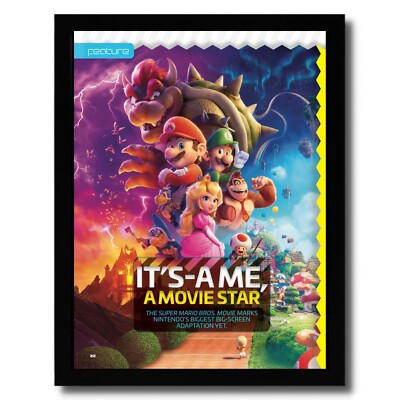 2023 The Super Mario Movie Framed Print Ad/Poster Video
