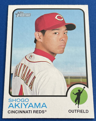 2022 Topps Heritage High Number -#620 Shogo Akiyama Cincinnati Reds