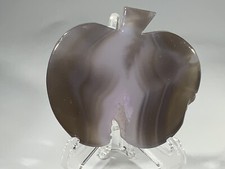148g natural healing reiki gemstone crystal mineral hand carved Agate Apple 