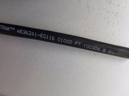 Commscope 10G4 Ultra 10 WebTrak Cat6A U/UTP Plenum Network FEP Cable Black/100ft - Picture 6 of 11
