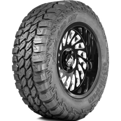 Tire LT 35X12.50R17 121Q Load E 10 Ply Groundspeed Voyager MT M/T Mud