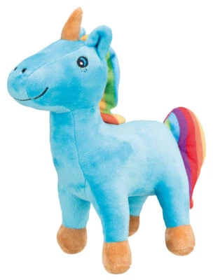 Trixie Hundespielzeug Einhorn Plüsch Kuschelspielzeug Hunde Quietscher - Bild 1 von 2