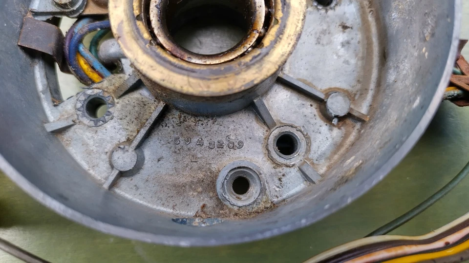 Chevrolet 1958 señal de giro carcasa 5948209 piezas impala Belair Brookwood Wagon Foto 3 de 3