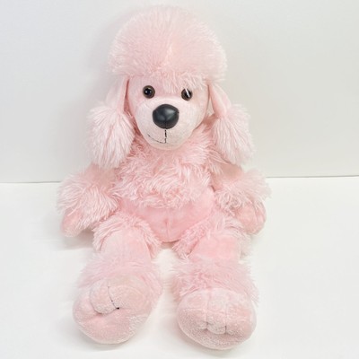 pink french poodle stuffed animal