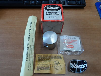 NOS Wiseco Piston Kit O/S 0.40 1977-1983 Suzuki RM100 Part # 475P4