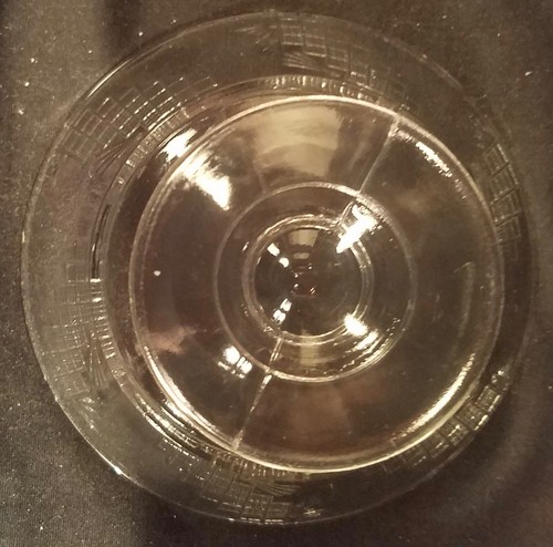 Vintage Clear Glass Footed Sherbert, Dessert, Fruit, Stemmed Cup-4" Diam 2"Tall - Picture 4 of 8
