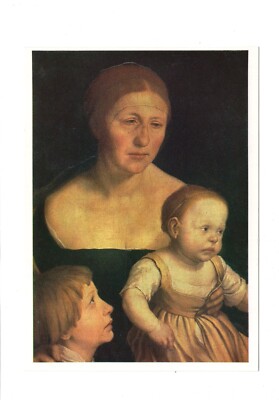 AK Ansichtskarte Kunstkarte Hans Holbein d.J. / Die Familie des Malers