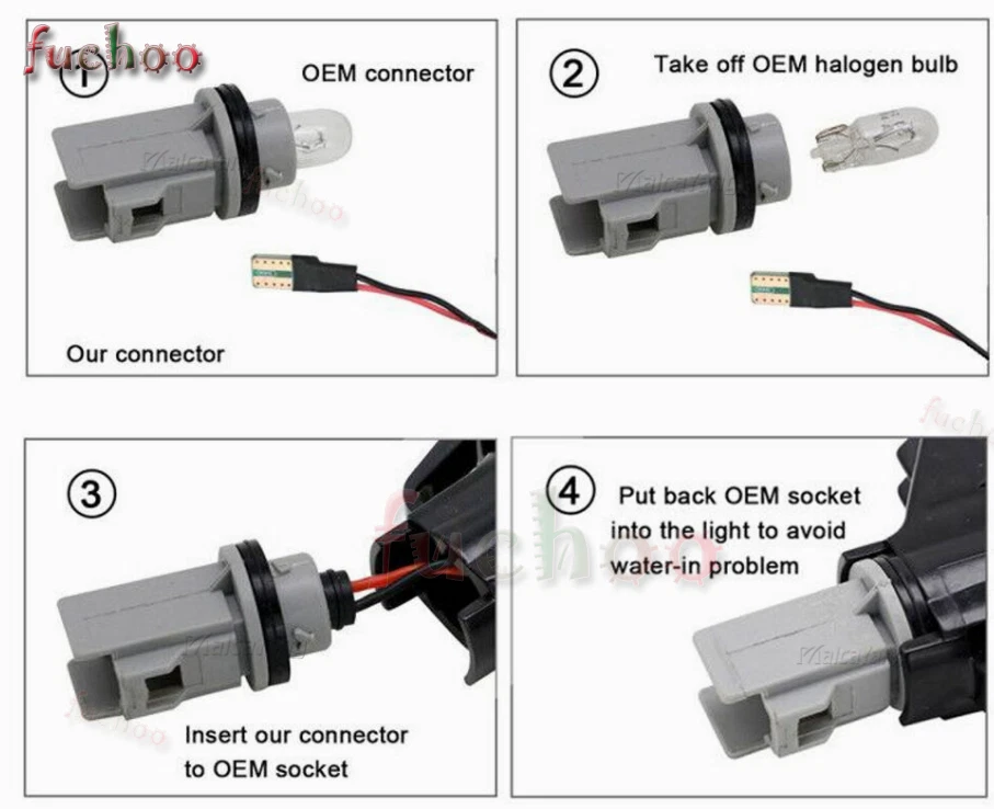 2x For Mini Cooper F55 F56 F57 2014-UP LED Dynamic Side Marker Light Turn Signal - Изображение 3 из 3