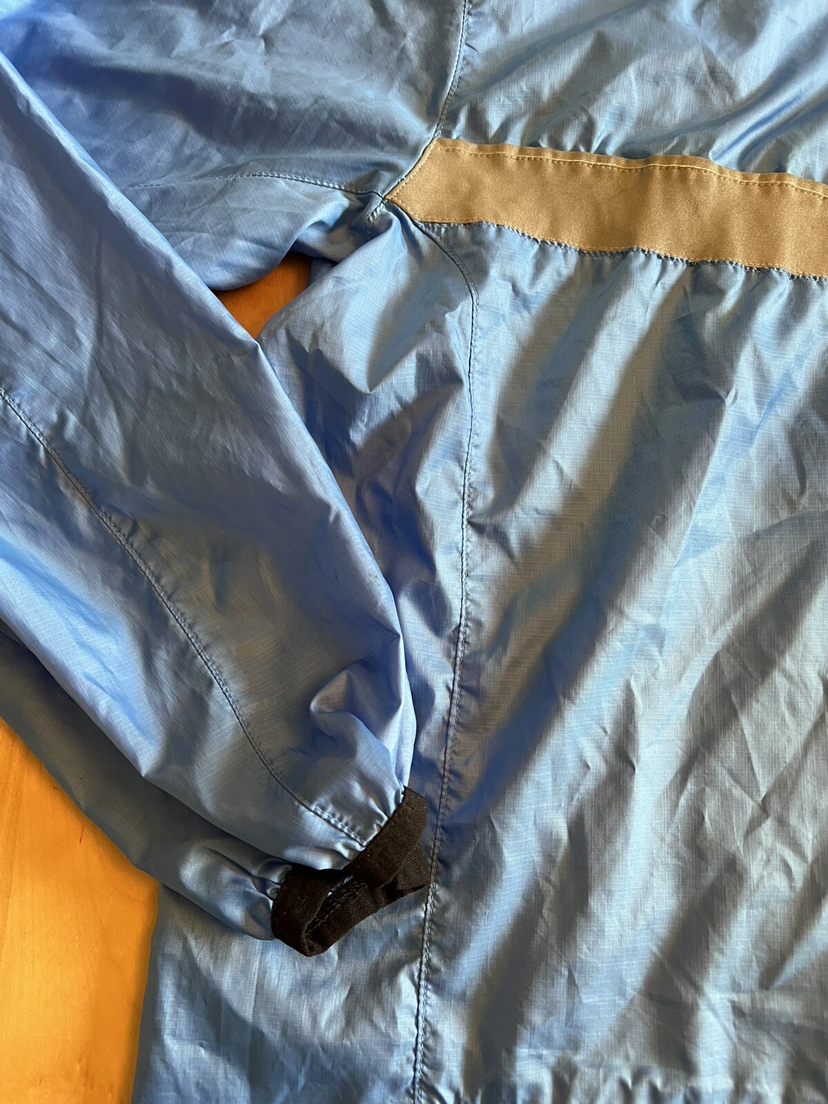 SACAI X NIKE NIKE GIACCA A VENTO BLU CON ZIP RIFLETTENTE TAGLIA L