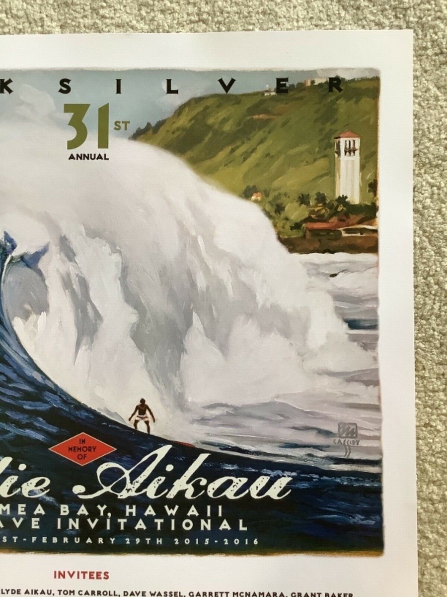 2015 Mint Original Eddie Aikau Waimea Hawaii Big Wave 2015 Mint Original Eddie Aikau Waimea Hawaii Big Wave