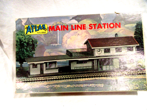 Atlas Main Line Station Original Box  #762-398 HO Scale - Picture 1 of 8