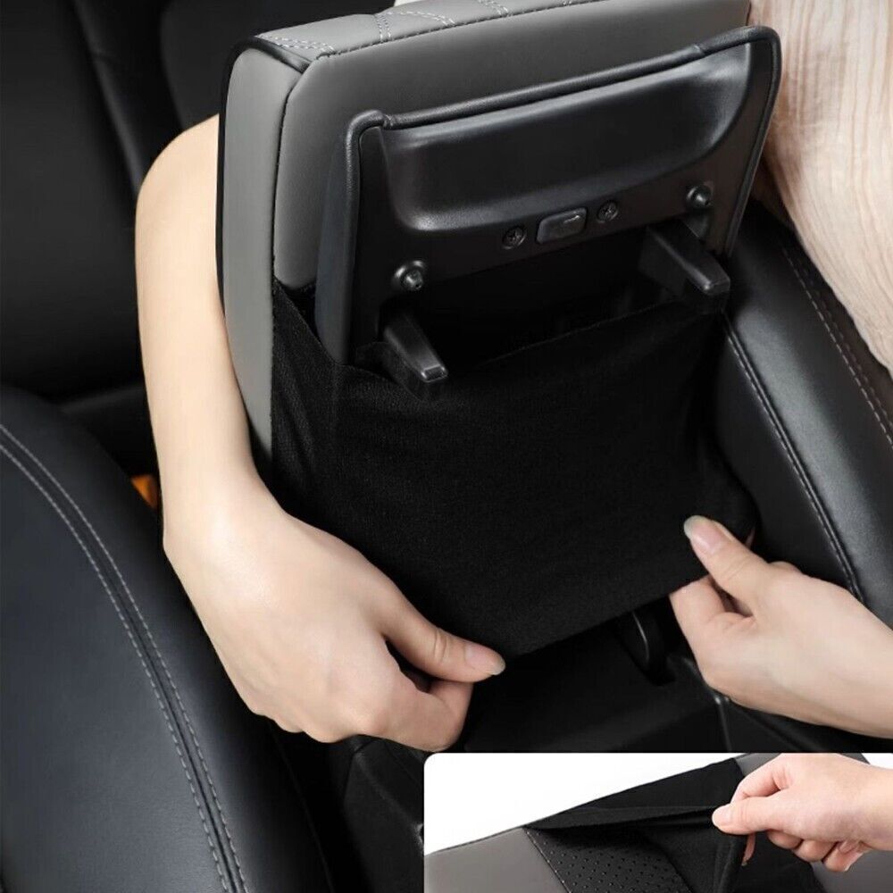 Upgraded Car Center Console Cover, Microfiber Leather Car Armrest Cover - View #4