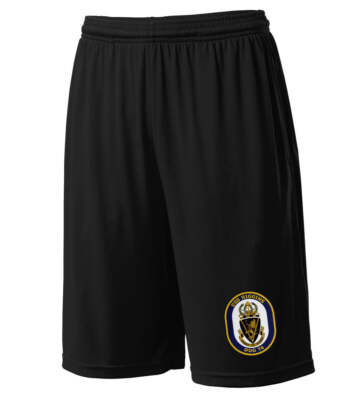 DDG-76 USS Higgins Black Active Shorts