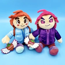 Celeste Madeline and Badeline Plush Figure Set 8" Removeable Jacket & Backpack