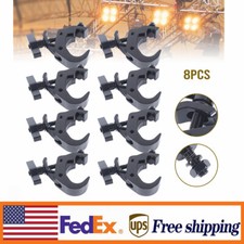 8 Pack 330lbs Heavy Duty Stage Lighting Clamps DJ Light Truss Clamp Set Black
