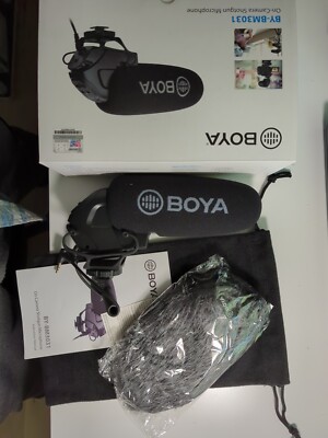 BOYA Super Cardioid Directional On Camera Shotgun Microphone SemiPro BY-BM3031