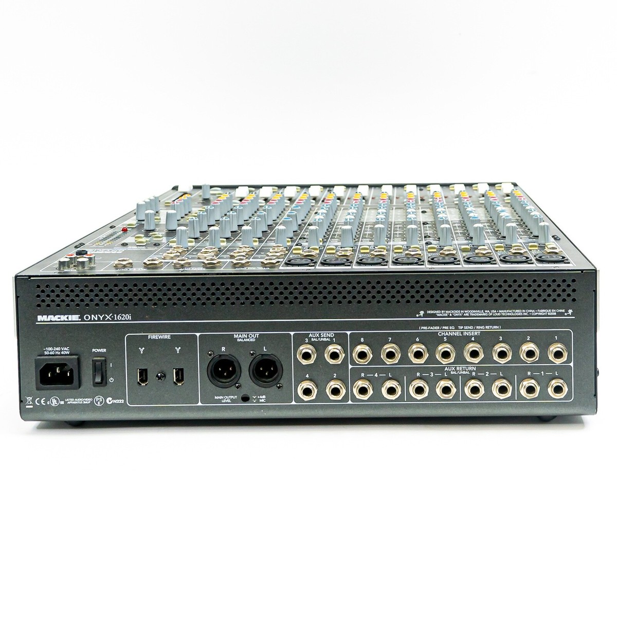 Mackie Onyx 1620i – 16-Channel Analog Mixer with FireWire
