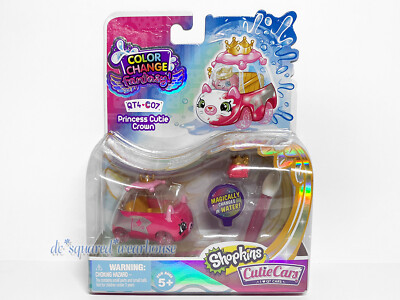 Shopkins Cutie Cars QT4-C07 Princess Cutie Crown Color Change Fantasy Series 4