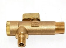 ICC BALL VALVE Y-STRAINER 1/4" MPT # EDVS 1/4 AIR COMPRESSOR PARTS