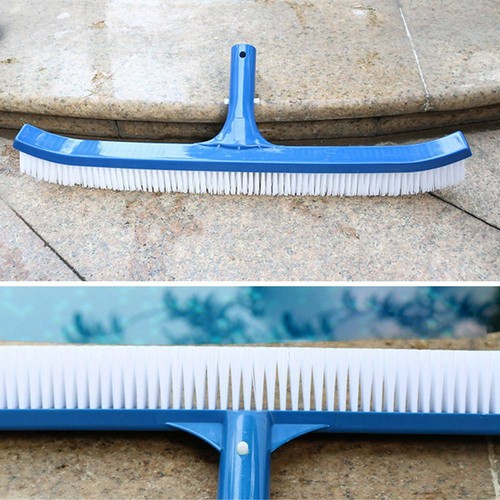 Blue 18Inch Swimming Pool Wall & Floor Brush w/ Nylon Bristles & Aluminum Handle - Bild 10 von 13