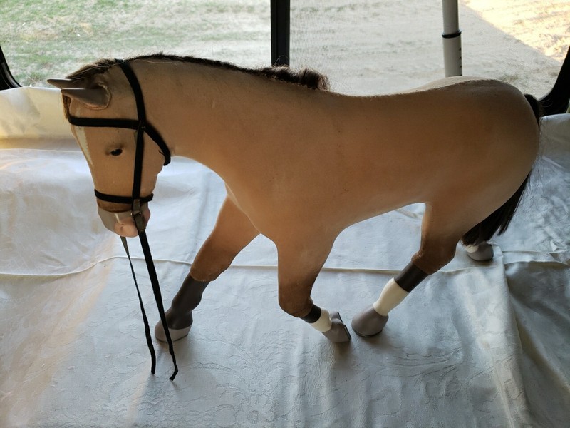 American Girl Nicki's Jackson the Horse With Bridal Retired 2006 GOTY 