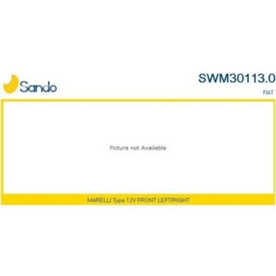 Wischermotor Sando SWM30113.0 für Fiat Vorne