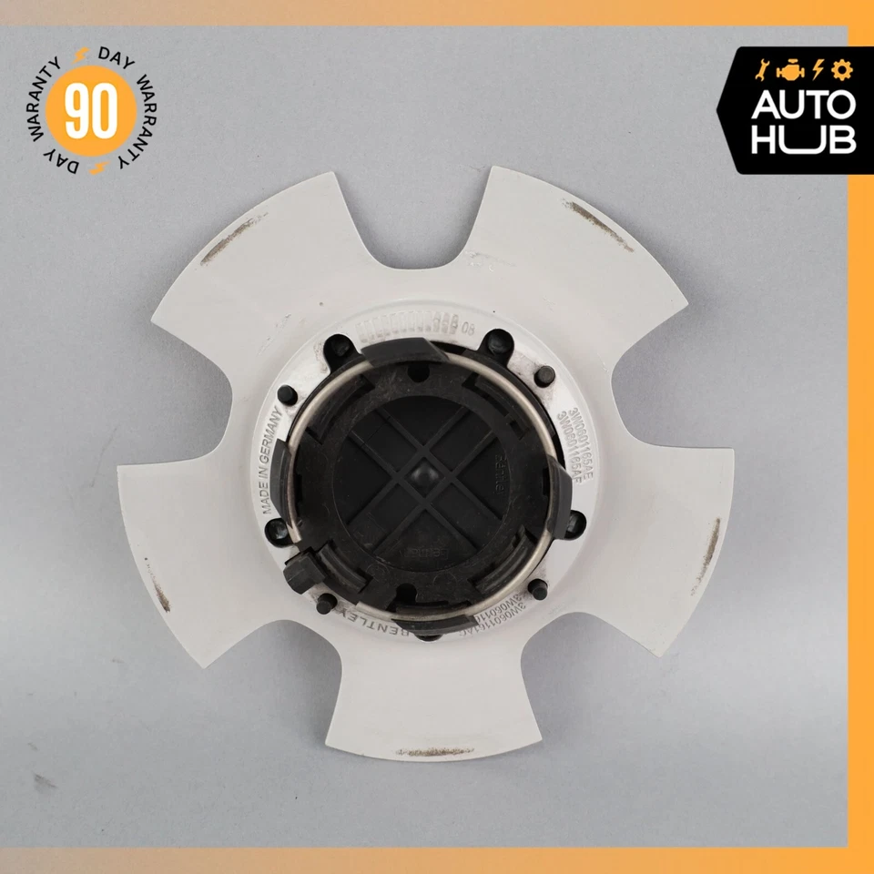 03-13 Bentley Continental GTC GT Flying Spur Cubierta de tapacubos central de rueda OEM Foto 4 de 4