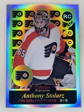 🍁Anthony Stolarz 2015-16 O-Pee-Chee Platinum Retro Rainbow #R86 Rookie RC Leafs