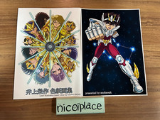 Saint Seiya color illustration  board drew by EISAKU INOUE Art Book Japan