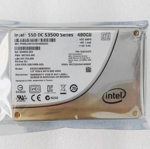New Intel SSD DC S3500 120GB 160GB 480GB 600GB 800GB 1.6TB 2.5" SATA SSD - Picture 4 of 7