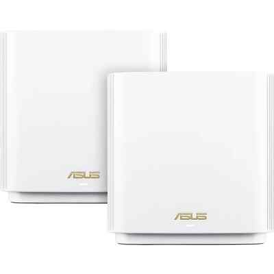 ASUS ZenWiFi XT8 Tri-Band Mesh Wi-Fi 6 System - White (Set of 2 
