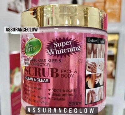 VEET GOLD Vitamin Anti Dark Knuckles & Skin Corrector Scrub Face & Body Skin