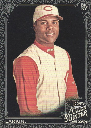 2019 Topps Allen and Ginter X Baseball #395 Barry Larkin SP