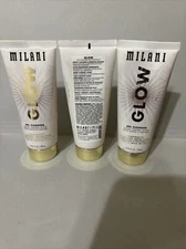 3x MILANI-GLOW-GEL CLEANSER-CLEAN/NATURAL GLOW/ELECTROLYTE/COCONUT WATER BLEND