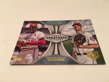 Topps 2019 Baseball Series 1 Greatness Returns Bob Gibson Max Scherzer 9/150