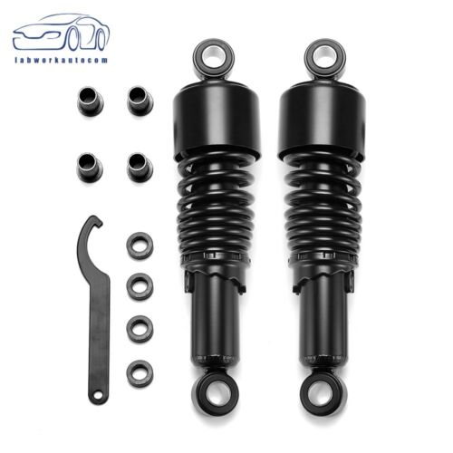 Pair 267mm 10.5'' Rear Shocks Absorber For Sportster 883 1200 Nightster 2007-11 - Picture 1 of 7