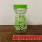Vintage Pyrex Green Lime Juice Mixer Glass Pitcher/Carafe Plastic Pour Lid 24 Oz