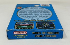 NES Nintendo - Wheel of Fortune Family Edition - CIB Complete / Tested