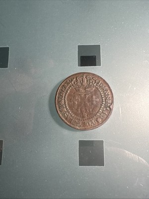 BRAZIL 10 REIS 1821-R KING JOHN VI CLEMENT,THE LEGEND,JOANNES.D.G.P.ET.BRASILIÆ.