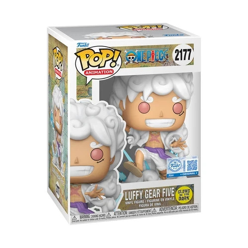 ONE PIECE - Monkey D. Luffy Gear 5 - 2177 Glow in the Dark - Funko Pop! Animatio