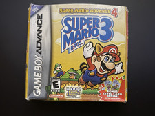 Super Mario Advance 4 Super Mario Bros. 3 GBA Box Game Manual 2003