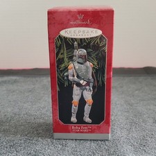 Hallmark Keepsake Ornaments Star Wars Boba Fett Hanging Ornament 1998 QXI4053