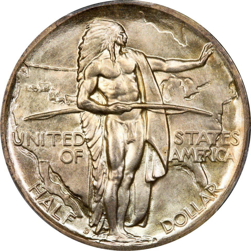 1938-D Oregon Commemorative Half Dollar 50c PCGS MS67 CAC - Image 4 of 4