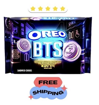 OREO LIMITED EDITION BTS BROWN SUGAR PANCAKE FLAVOR CREME SANDWICH COOKIES[
