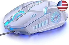Gaming Mouse Wired, USB Computer Mice for Game Daily, Chroma RGB Backlit,
