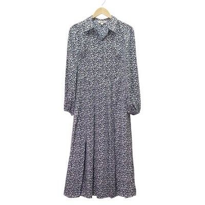 Boden Pleated Skirt Midi Shirt Dress Navy White Floral Long Sleeve Size 4 US | eBay Boden Pleated Skirt Midi Shirt Dress Navy White Floral Long Sleeve Size 4 US | eBay