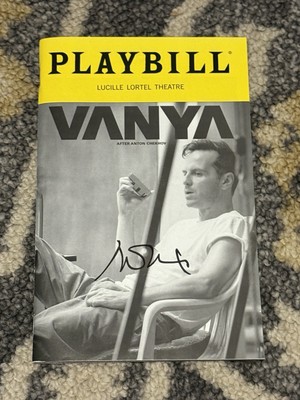 VANYA 2025 Playbill SIGNED AUTOGRAPHED by Andrew Scott Off-Broadway fleabag