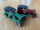 Vintage Diecast Corgi Classic 9001 & 9002 1027 Bentley 3 Litre Le Mans Green Red