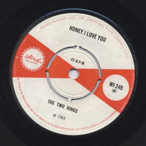 The Two Kings - Hit You Let You Feel It / Honey I Love You (7") - Bild 2 von 2